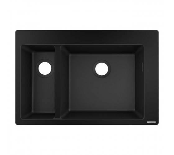 Кухонная мойка Hansgrohe S510-F635 черный графит (43315170)