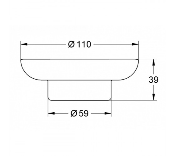 Мильниця GROHE Essentials (40368001)