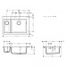 Кухонная мойка Hansgrohe S510-F635 черный графит (43315170)