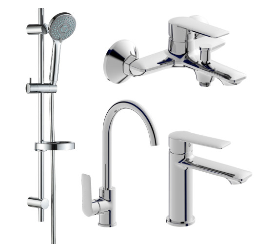 Набор смесителей для ванны Imprese (kit30093)