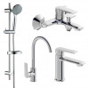 Набор смесителей для ванны Imprese (kit30093)