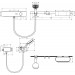 Комплект аксесуарів Hansgrohe з термостатом 7в1, Matt White (24250700)