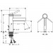 Смеситель для раковины Hansgrohe FINORIS (76020000)
