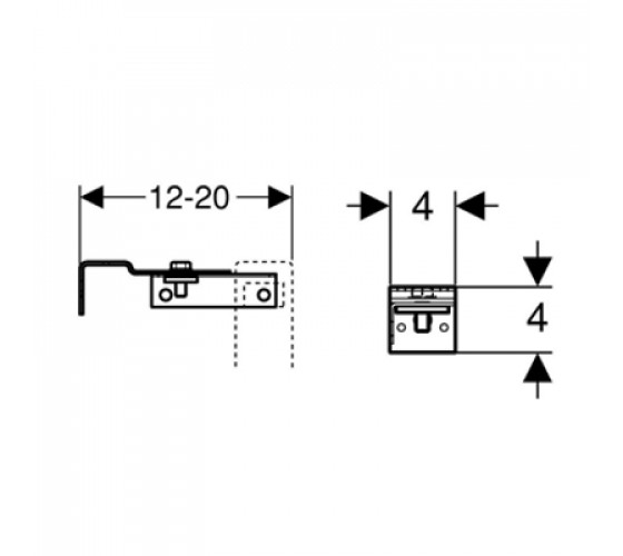 Комплект:5684HR01 ARCHITECTURA унитаз 37*53см подвесной,DirectFlush,с сидением Slow closing+458.103.00.1 DUOFIX Basic монт элемент для подвес унитаза,