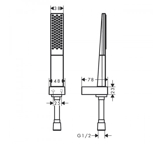 Душевий набір Hansgrohe Rainfinity 100 1jet (26857000)