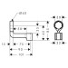 Держатель для душа Hansgrohe Porter Reno (28335000)