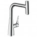 Смеситель для кухни с выдвижным душем Hansgrohe Metris Select (14857000)