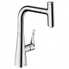 Смеситель для кухни с выдвижным душем Hansgrohe Metris Select (14857000)