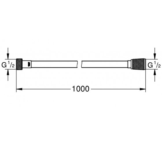 Шланг для душу Grohe Silverflex Longlife 100 см (26334000)