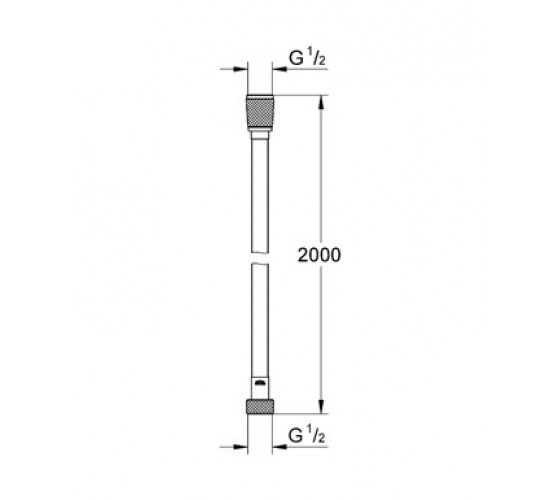 Шланг для душу Grohe Silverflex 200 см (27137000)