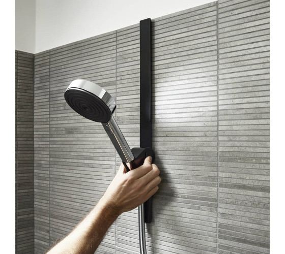 Держатель для душа Hansgrohe WallStoris чёрный матовый (27917670)