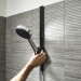 Держатель для душа Hansgrohe WallStoris чёрный матовый (27917670)