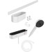 Комплект аксесуарів Hansgrohe з термостатом 7в1, Matt White (24250700)