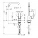 Смеситель для кухни Hansgrohe FOCUS M41 черный матовый (31820670)