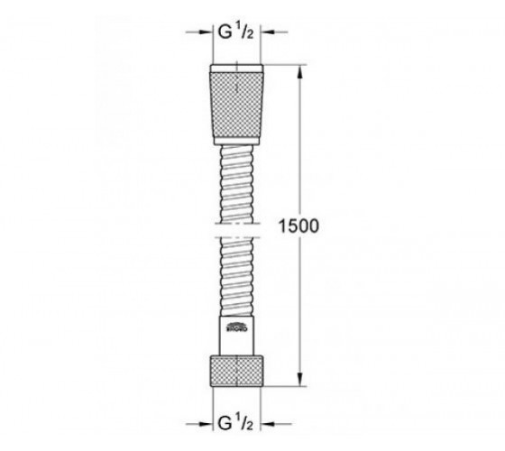 Шланг для душу Grohe Relexaflex Metal 150 см (28105000)