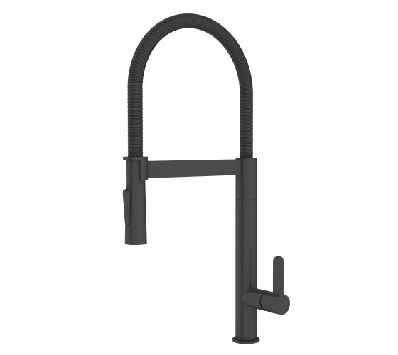 Смеситель для кухни Imprese PIVOT SS черный матовый (f03408501SB)