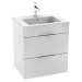 Тумба Roca SUIT 55 см, з умивальником, білий глянець (A85118A806)