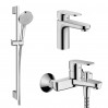 Набір змішувачів для ванни 3в1 Hansgrohe Vernis Blend (71551112)