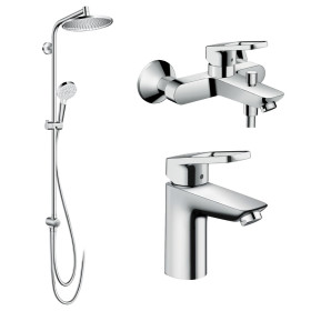 Набір змішувачів для душу Hansgrohe LOGIS LOOP LOO + Showerpipe Reno (1272019)