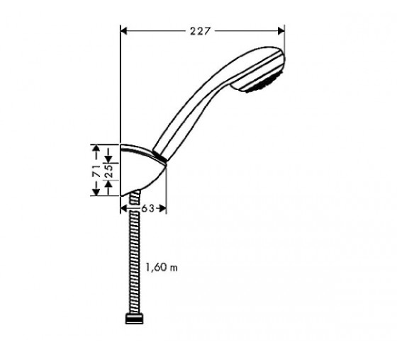 Душовий гарнітур Hansgrohe Crometta 100 (26665400)