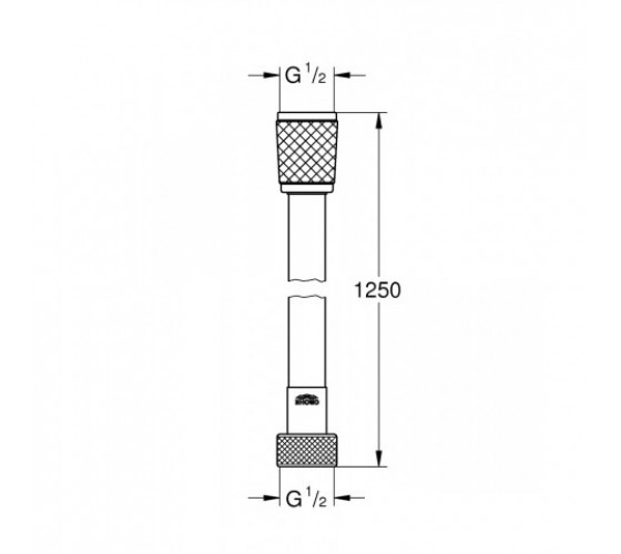 Шланг для душу Grohe Relexaflex 125 см (28150001)