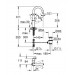 Змішувач для раковини Grohe Eurosmart New (23537002)