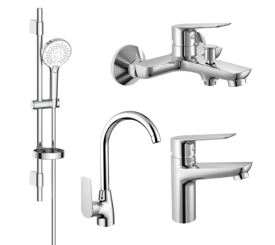 Набор смесителей для ванны Imprese (kit30094)