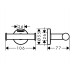 Набір аксесуарів 4в1 Hansgrohe Logis (41723444)