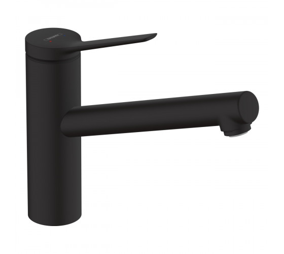 Смеситель для кухни Hansgrohe Zesis M33 150 чёрный матовый (74802670)