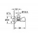 Кутовий вентиль GROHE ANGLE (22939000)