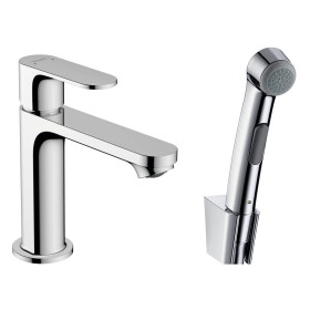 Смеситель для раковины Hansgrohe Rebris S 110 с гигиенической лейкой, Chrome (72215000)