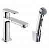 Смеситель для раковины Hansgrohe Rebris S 110 с гигиенической лейкой, Chrome (72215000)