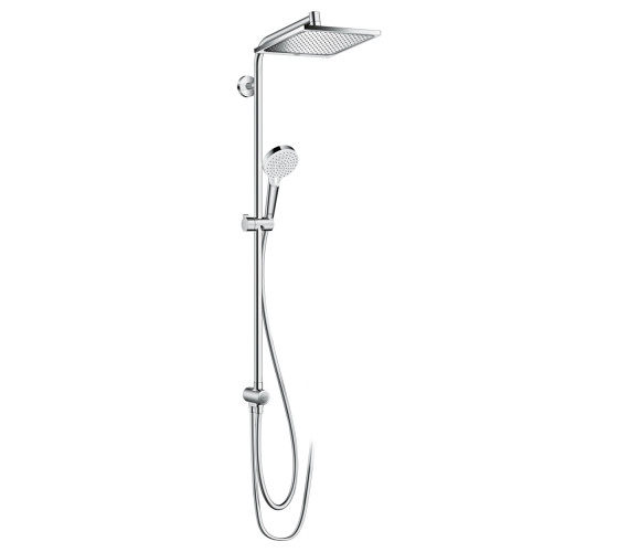 CROMETTA E 240 1jet Showerpipe Reno душевая система EcoSmart 9 л / мин, хром