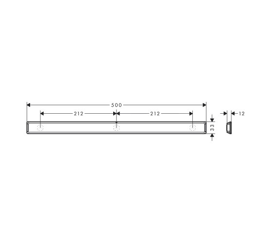 Комплект аксессуаров Hansgrohe WallStoris 4в1, Matt Black (27968670)