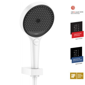 Ручний душ Hansgrohe RAINFINITY чорно-білий (26851700)