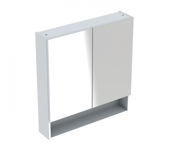 Зеркальный шкаф Geberit SELNOVA SQUARE 60 см, белый глянец 501.264.00.1