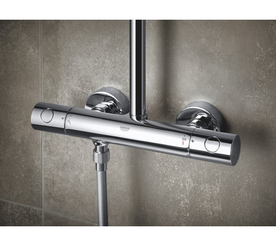 Душова система для душу термостат Grohe Tempesta Cosmopolitan System 250 Cube (26689000)