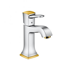 Смеситель для раковины Hansgrohe Metropol Classic хром-золото (31300090)