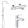 Набір змішувачів для ванни Grohe Eurosmart GRT 1000 New (UA34102TS0)