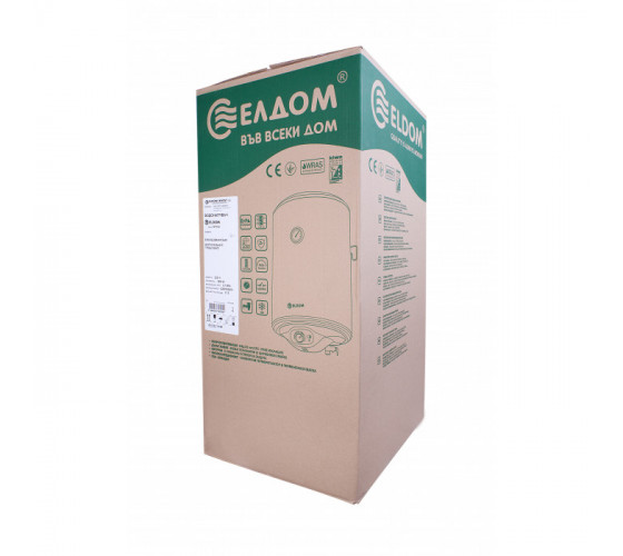 Бойлер Eldom Style Dry 50 літрів сухий тен Slim 2×0.8 kW (72267WD)