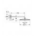 Верхній душ з душовим кронштейном Grohe Rainshower Cosmopolitan 310 мм (26557000)