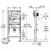 Інсталяція для пісуара Grohe Rapid SL (38786001)