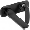 Змішувач для умивальника настінний прихованого монтажу Kludi Balance Black Matte (522468775)