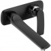 Смеситель для умывальника настенный скрытого монтажа Kludi Balance Black Matte черный (522478775)