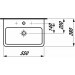 Раковина подвесная Laufen PRO 55x38 см, с отверстием (H8189580001041)