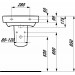 Раковина подвесная Laufen PRO 55x38 см, с отверстием (H8189580001041)