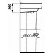 Раковина подвесная Laufen PRO 55x38 см, с отверстием (H8189580001041)
