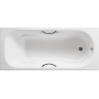Ванна чугунная Roca MALIBU 160 x 75 с ручками, без ножек (23107000R)