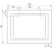 Дзеркало з LED-підсвіткою Volle 600х800 (16-60-580)