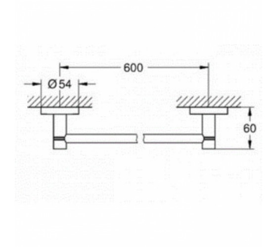 Тримач для рушника GROHE Essentials (40366001)